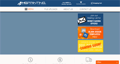 Desktop Screenshot of mgprinting.com