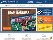 Tablet Screenshot of mgprinting.com